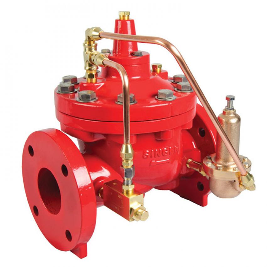 Pressure top reducing valve